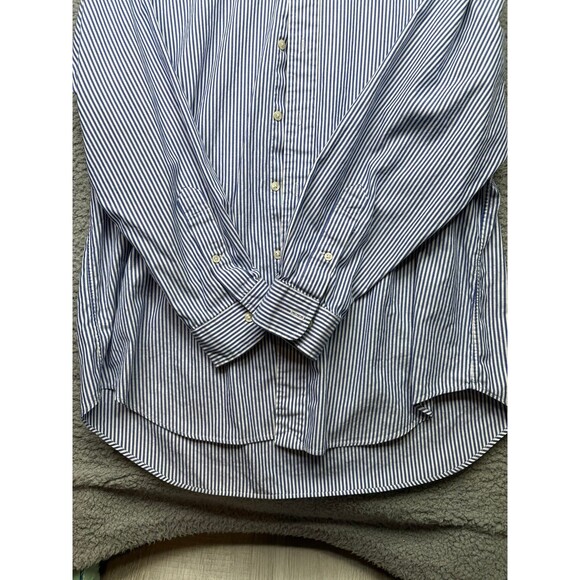 Ralph Lauren blue/white button down Yarmouth 161/2-34 - Picture 3 of 5